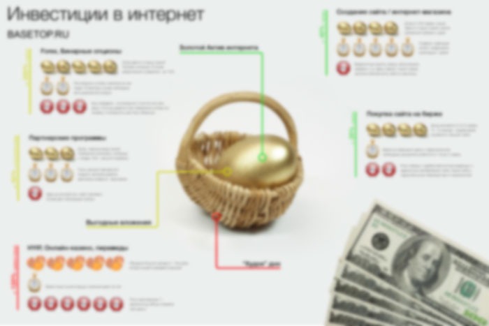 Investeringen op internet (infografiek)