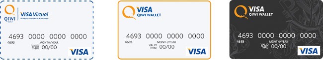 Visa door Qiwi