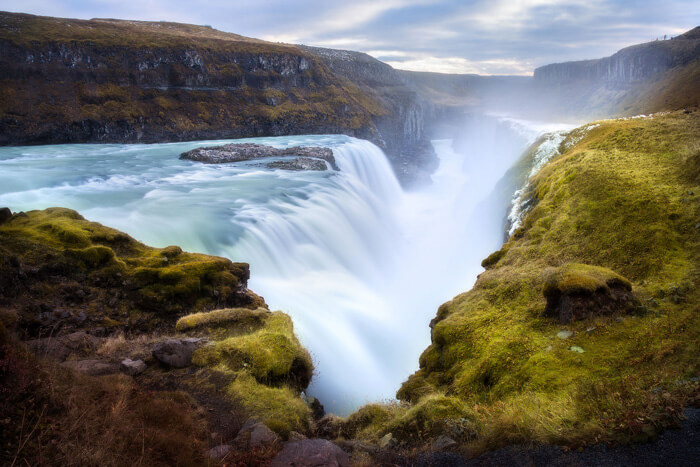 น้ำตก Gullfoss ประเทศไอซ์แลนด์