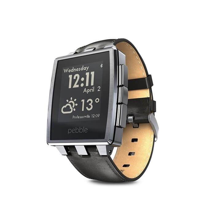 Pebble Smartwatch staal