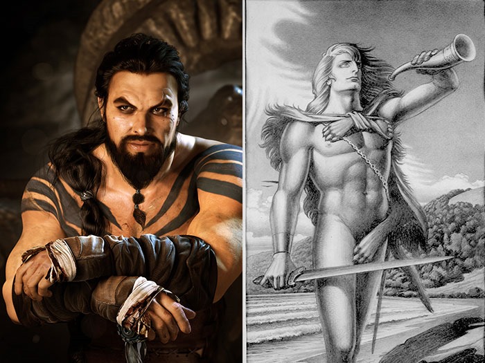 Khal Drogo e Sigurd, o Poderoso