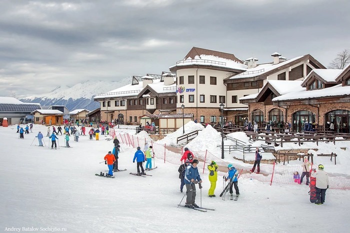 Rosa Khutor er det beste skistedet i Russland i Sotsji