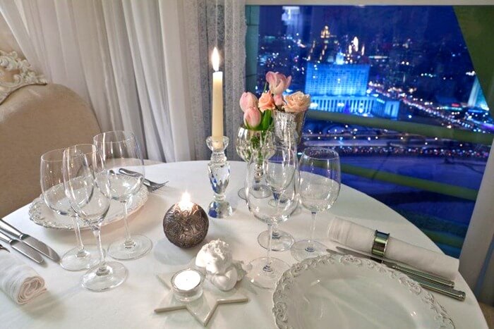 Romantyczna restauracja Moskwa