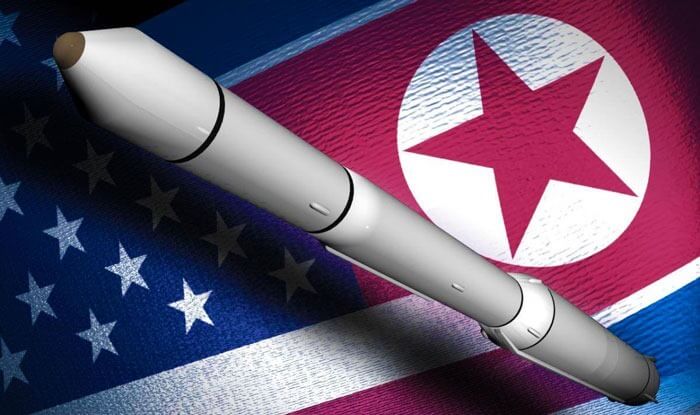 Nucleaire oorlog tussen de DVK en de VS.