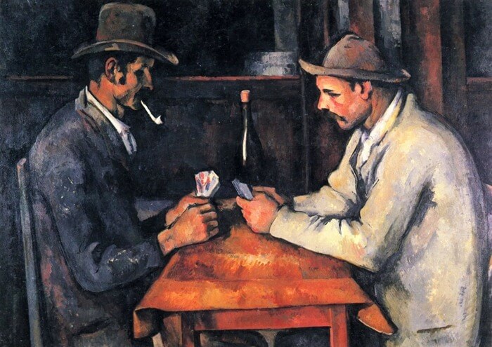 Paul Cezanne Korttipelaajat, 1895