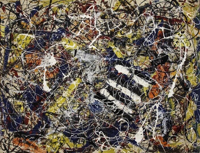Jackson Pollock nummer 17A, 1948