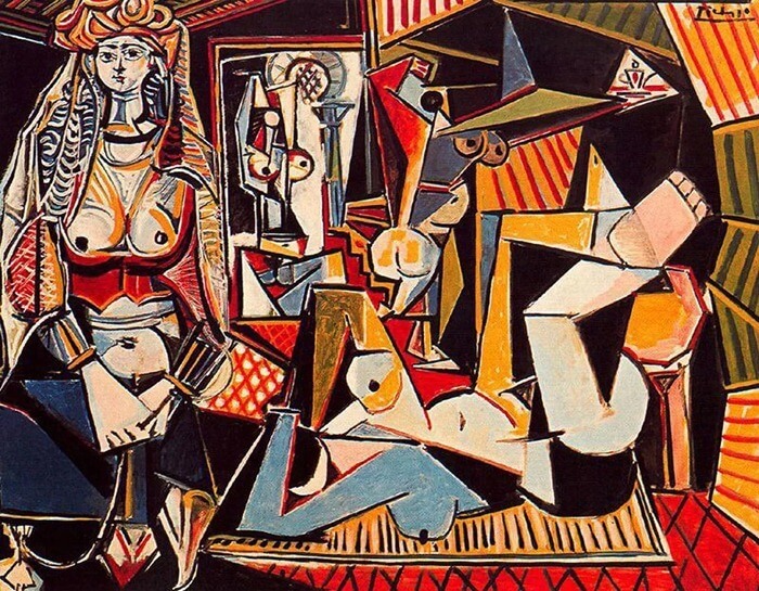 Pablo Picasso algériai nők (O változat), 1955