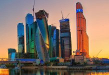De høyeste skyskrapene i Russland