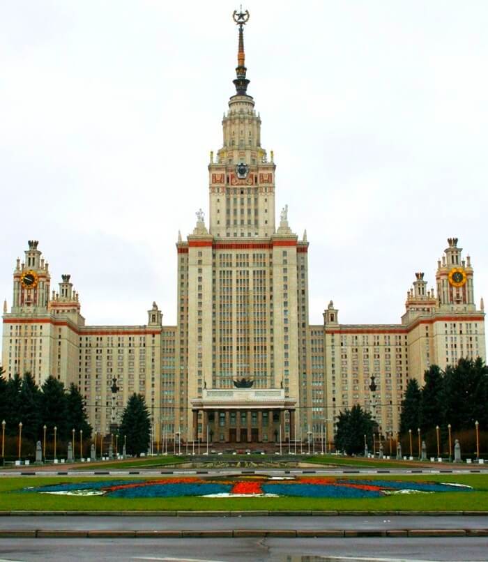 Hovedbygning ved Moskva State University