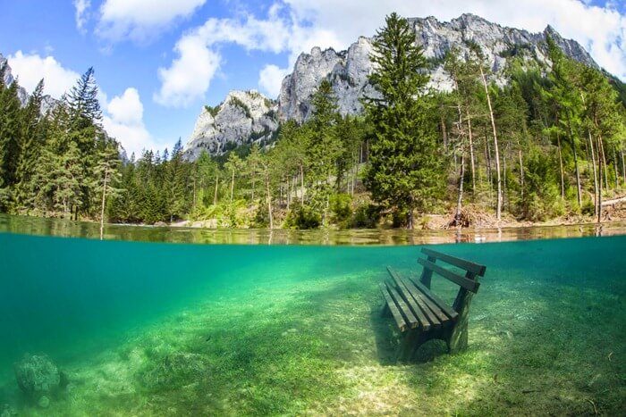 Žaliasis ežeras, Austrija
