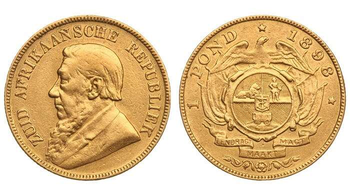 Sydafrikansk pund, 1898