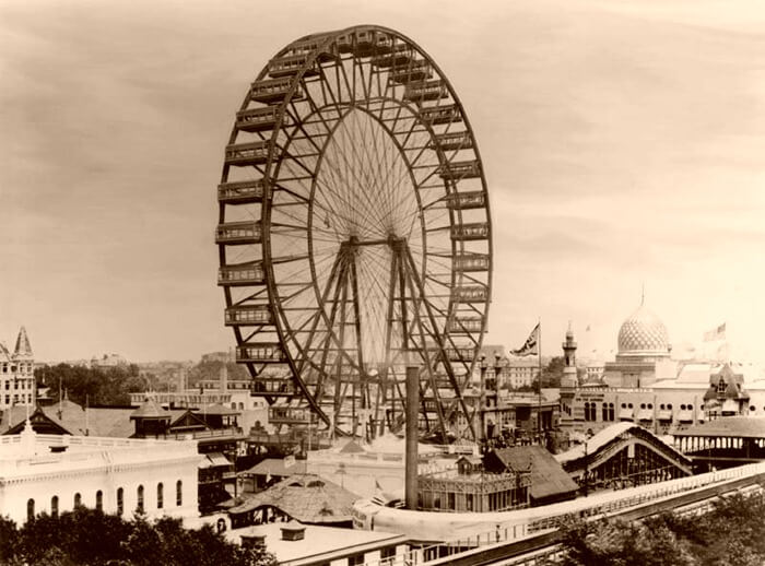 Det aller første pariserhjulet i verden, 1893