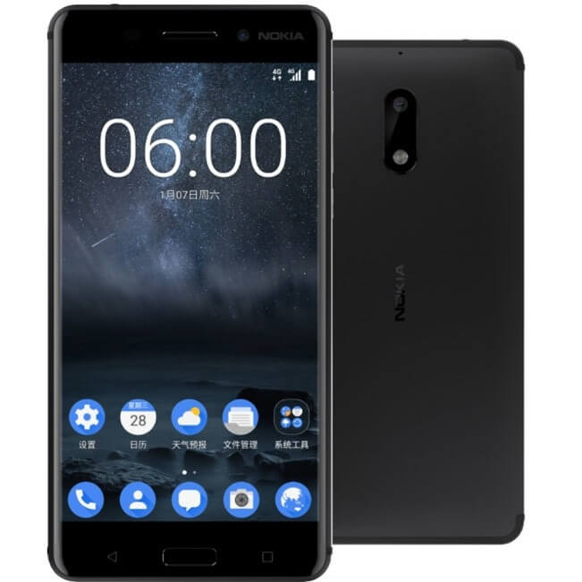 Nokia 6 membuka penarafan telefon pintar 2018 hingga 15,000 rubel