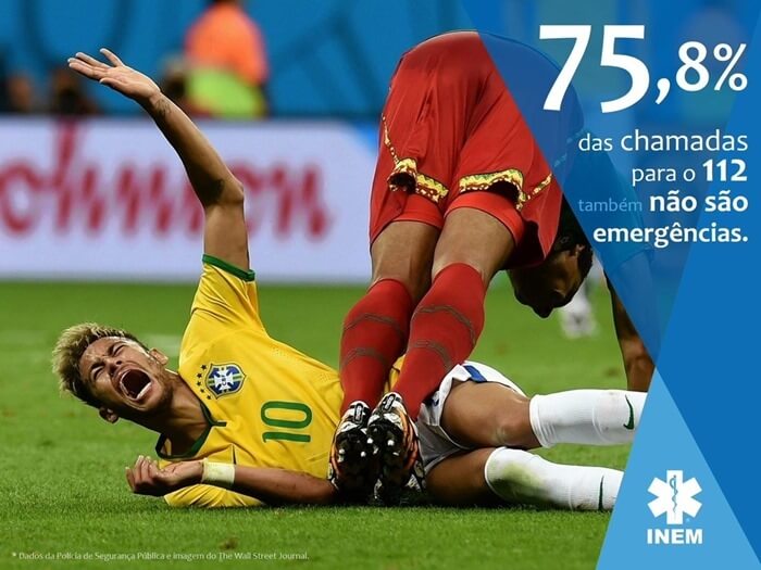 Neymar-simuleringer ved verdensmesterskabet i 2018