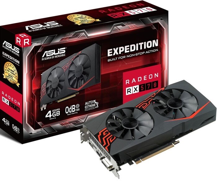 AMD Radeon RX 570 4 Go