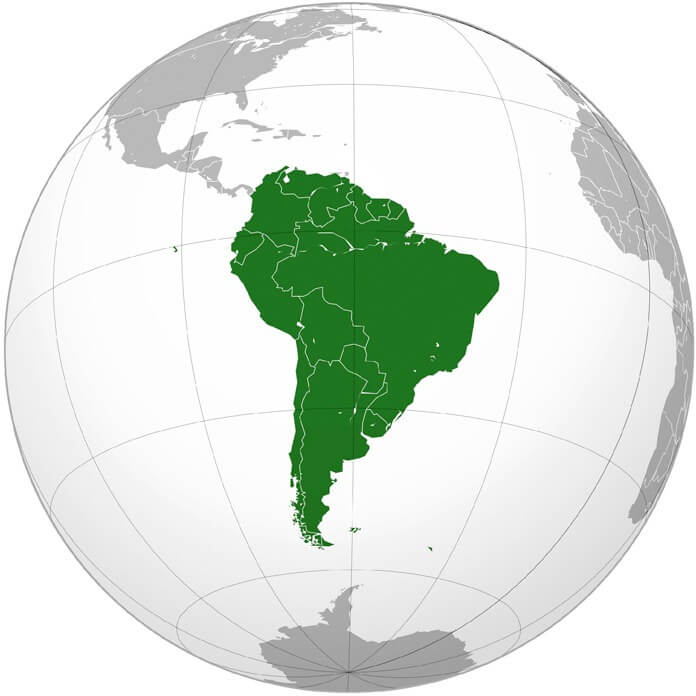 Sydamerikas fastland