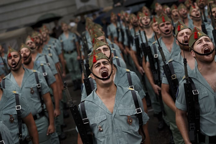 Espanjan armeijan sotilaat