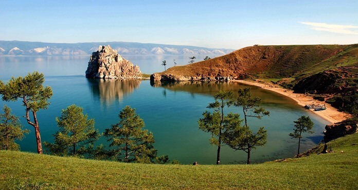 Lago baikal, rusia