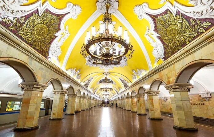 De mooiste metro van Moskou