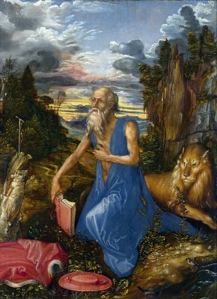 Saint Jerome in de wildernis