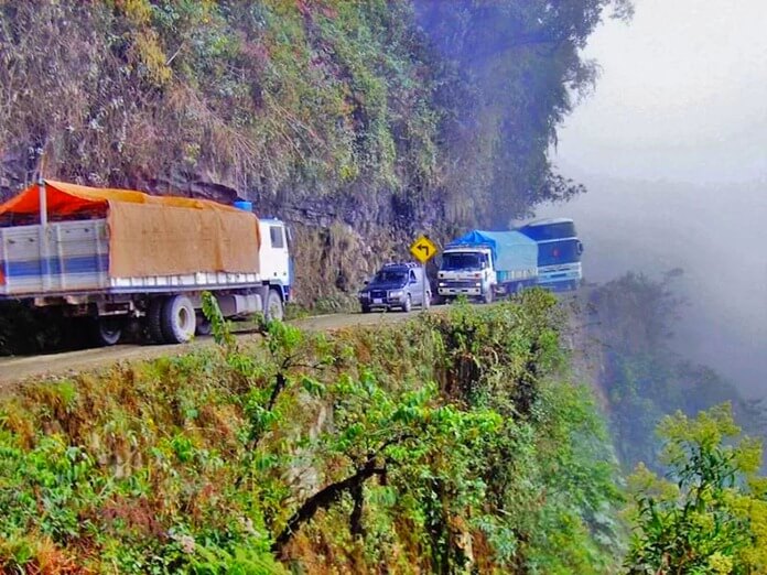 Drumul North Yungas este cel mai periculos drum din lume