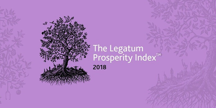 Индекс на просперитет на Legatum 2018 г.