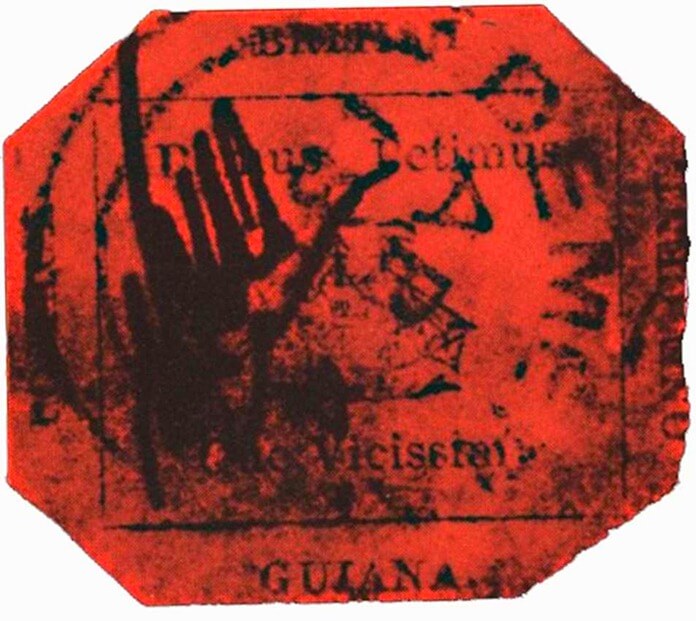 La Guyana britannica è il francobollo più costoso del mondo