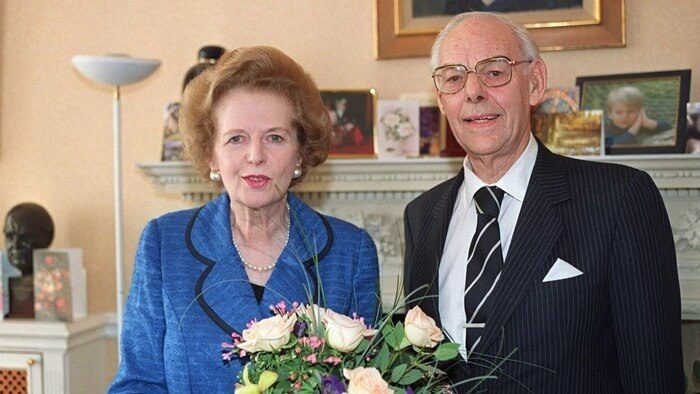Margaret ja Denis Thatcher