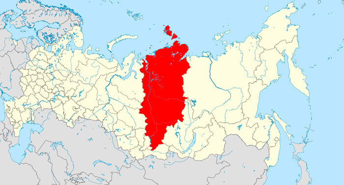 Krasnojarsko sritis, didžiausias Rusijos Federacijos regionas