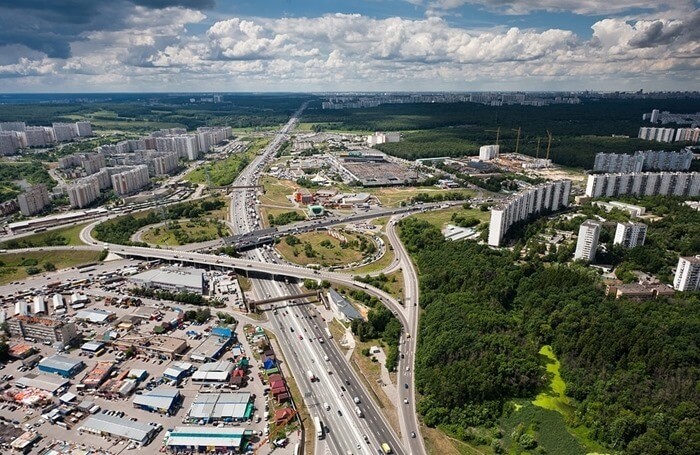 Autopista Varshavskoe, Moscú - 22,5 km