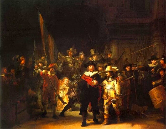 Naktinis budėjimas, Rembrandtas