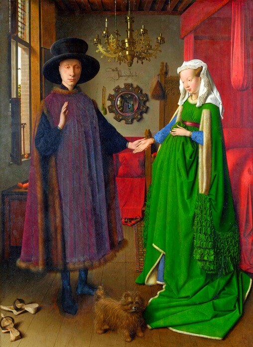 Arnolfini poros Jan van Eyck portretas