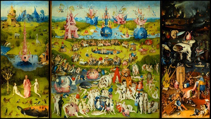 Žemės malonumų sodas, Hieronymus Bosch