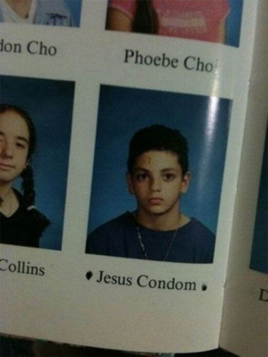 Исус презерватив