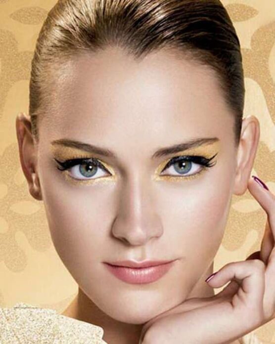 Gouden make-up