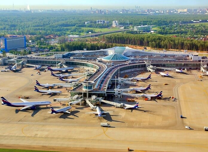 Sheremetyevo er den største lufthavn i Rusland
