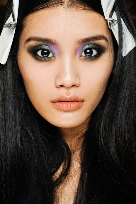 Flerfarvet makeup