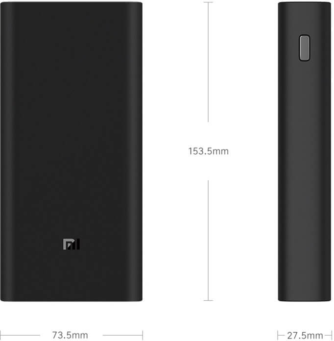 Xiaomi Mi Power Bank 3 Pro 20000 beste universelle eksterne batteri