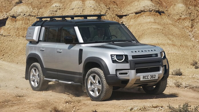 2020 m. „Land Rover“ gynėjas