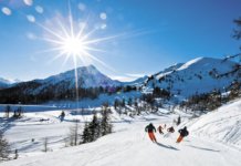 Estação de esqui na Rússia