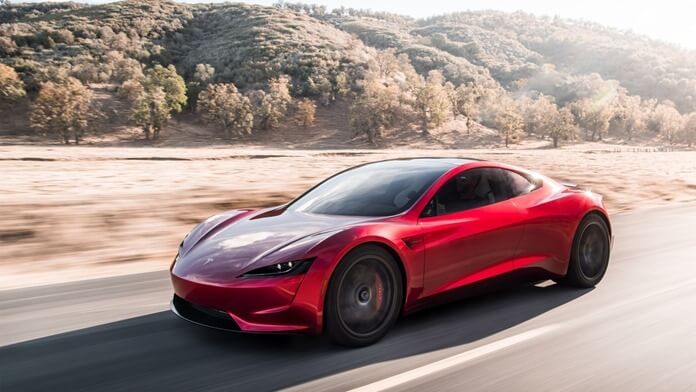 Tesla Roadster er den hurtigste elbil