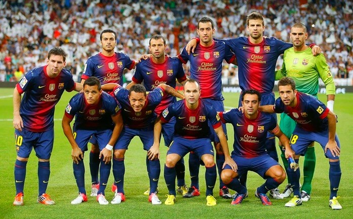 Barcelona (2012) - tilastollisesti maailman paras jalkapallojoukkue
