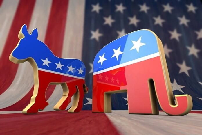 Partidos Republicano e Democrata dos Estados Unidos