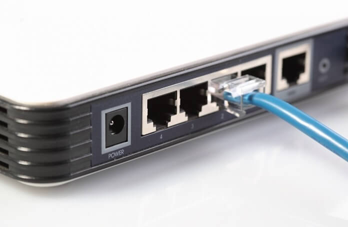 Porty LAN w routerze