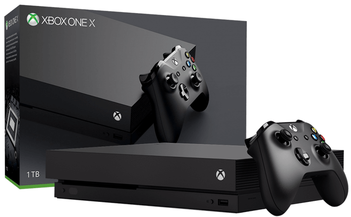 „Microsoft Xbox One X“